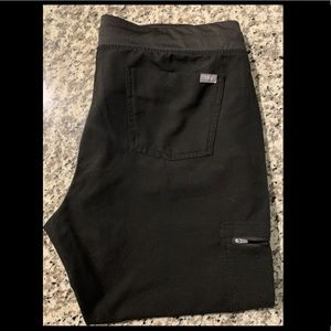 FIGS Black Jogger Scrub Bottoms